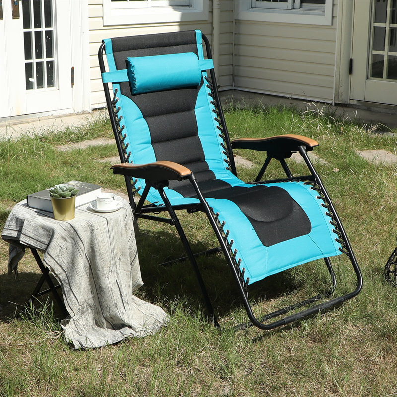 Wayfair Oversized Padded Reclining Zero Gravity Chair with Cushion